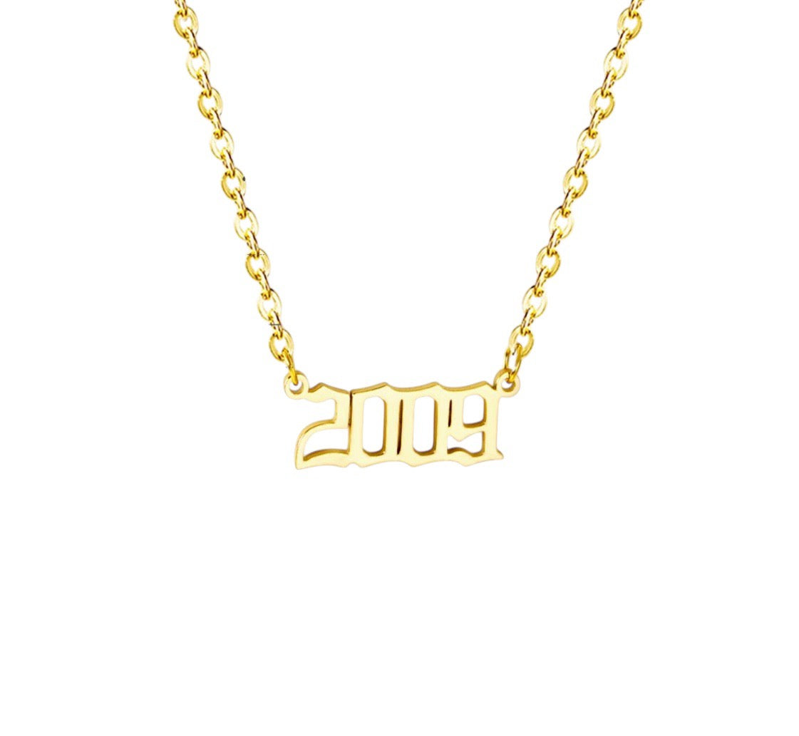 Year necklace