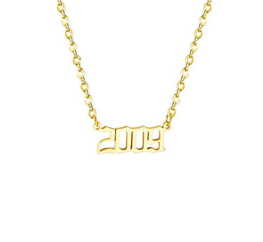 Year necklace