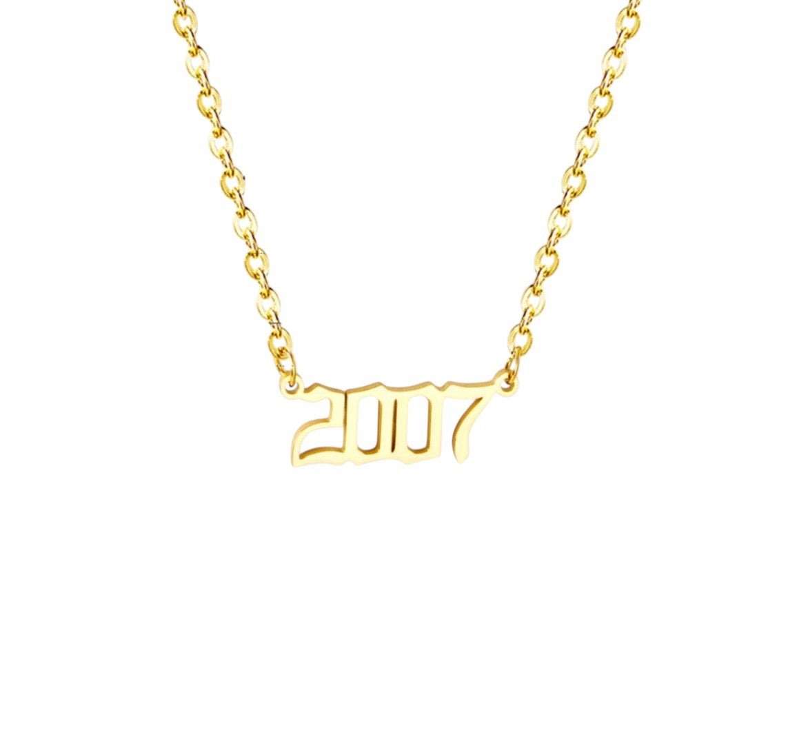Year Necklaces