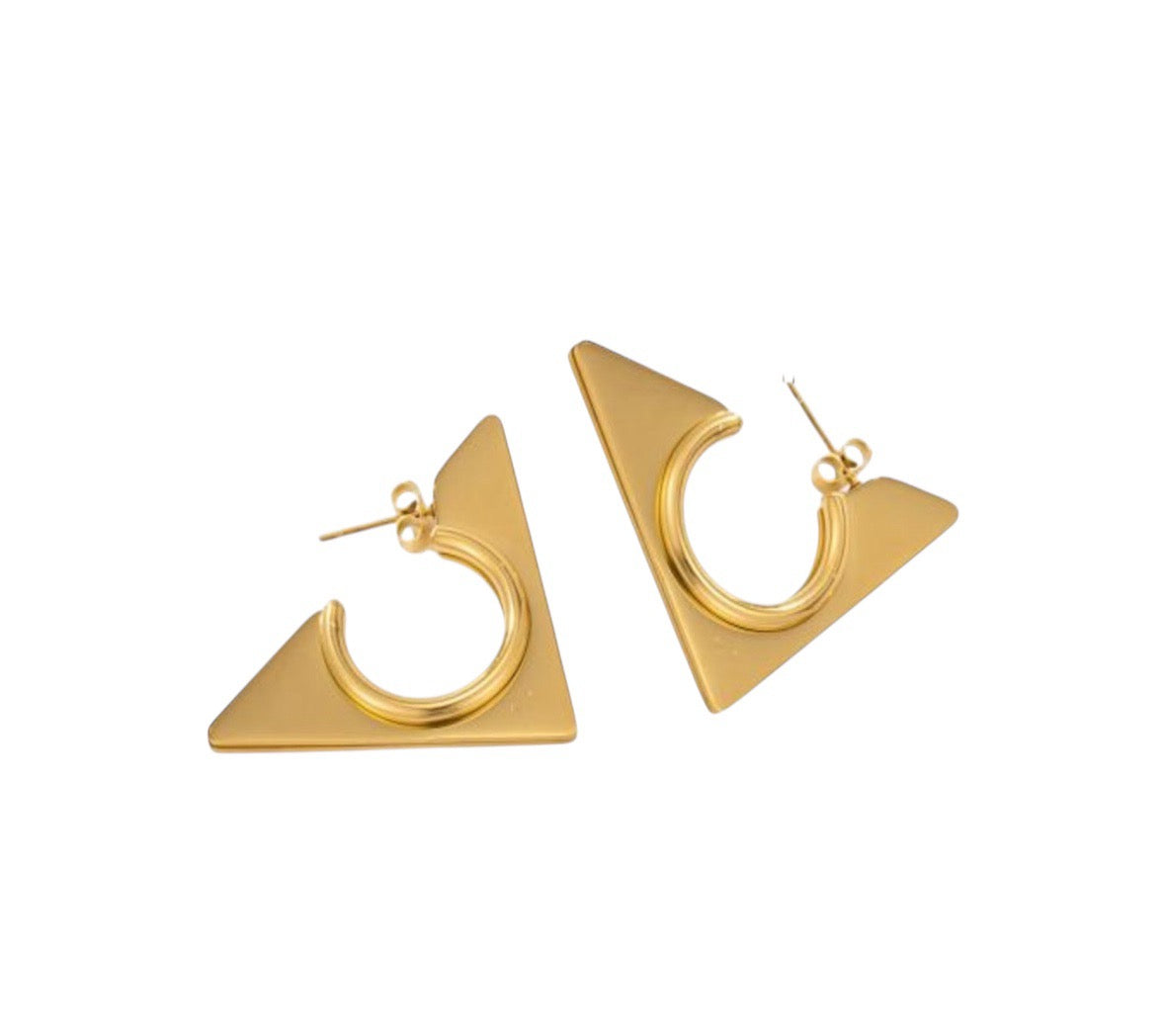 Triangle stup earring