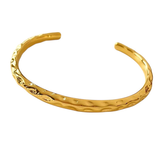 Brass cuff bracelet